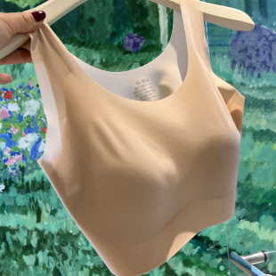 无钢圈文胸舒适聚拢裸感胸罩 背心式 2026年新款 无痕内衣女薄款