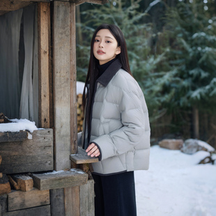 保暖高品质外套休闲时尚 坦博尔秋冬季 短款 轻薄羽绒服女装 好看 爆款