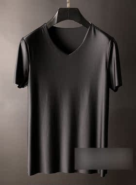 男士夏季半袖短袖T恤RX2140  黑2XL
