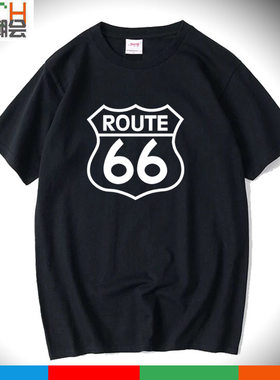 66号公路Route母亲之路纪念T恤