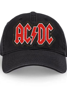 乐队黑色棒球帽摇滚ACDC乐队纯棉