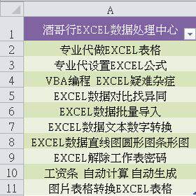 excel数据处理分析表格制作vba编程宏函数公式图表设计帮忙代做