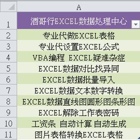 excel数据处理分析表格制作vba编程宏函数公式图表设计帮忙代做