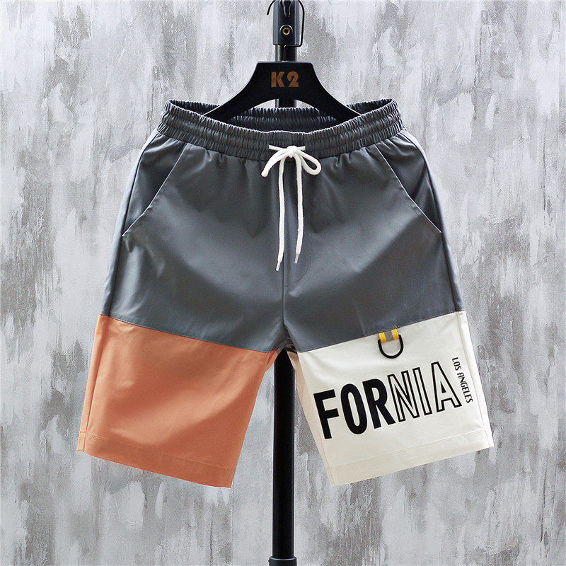 2025新款男士短裤夏季韩版潮流大裤衩运动裤宽松潮牌薄款休闲裤子