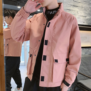 帅气工装 男士 上衣男潮ins百搭休闲秋冬装 春秋季 外套 夹克2025新款