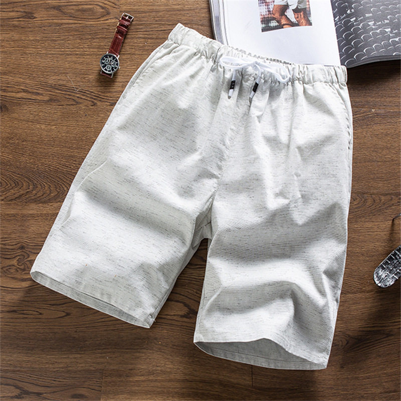 纯棉短裤男士五分裤潮流夏季新款休闲宽松中裤子外穿大裤衩沙滩裤