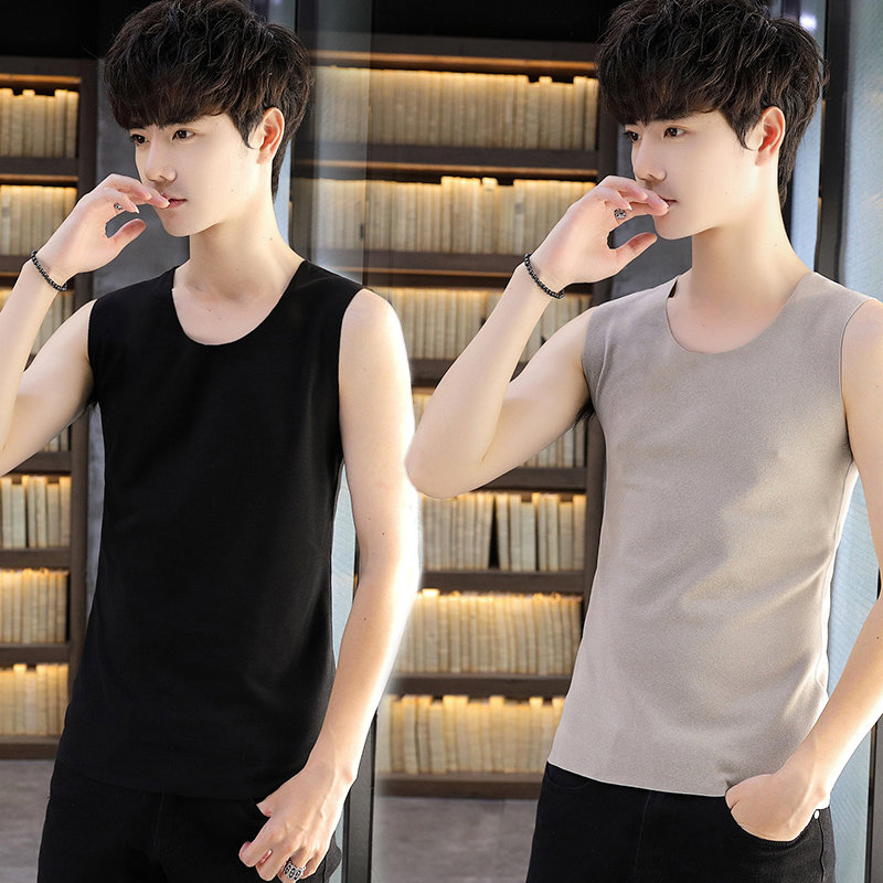 无痕背心保暖内衣男孩打底衫