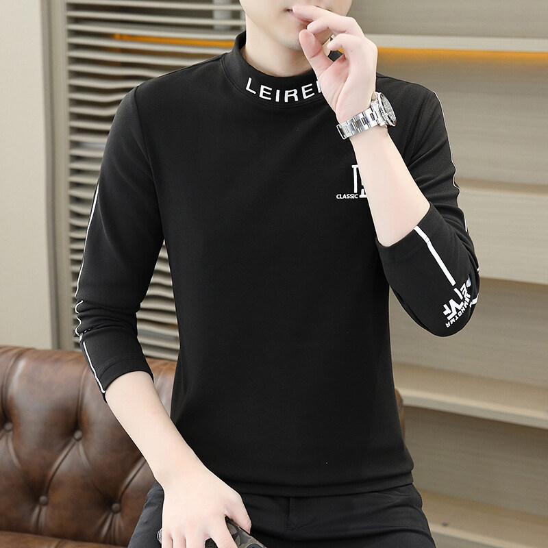 半高领内搭ins港风打底衫潮流