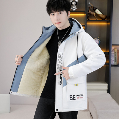 加绒加厚休闲时尚棉袄