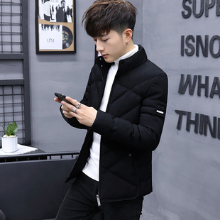 百搭立领潮流冬装 冬季 个性 短款 羽绒棉服帅气棉袄男 男外套棉衣韩版