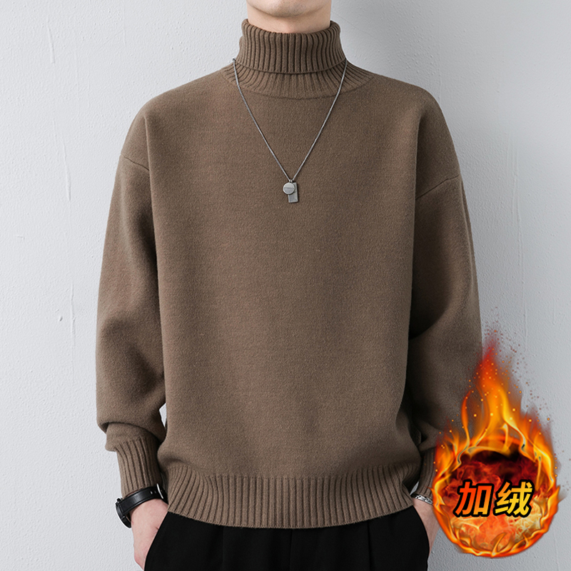 冬季宽松慵懒风内搭毛线衣