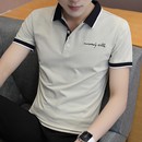 潮流修身 polo衫 潮牌高端翻领T恤半袖 短袖 商务休闲上衣体恤 男夏季