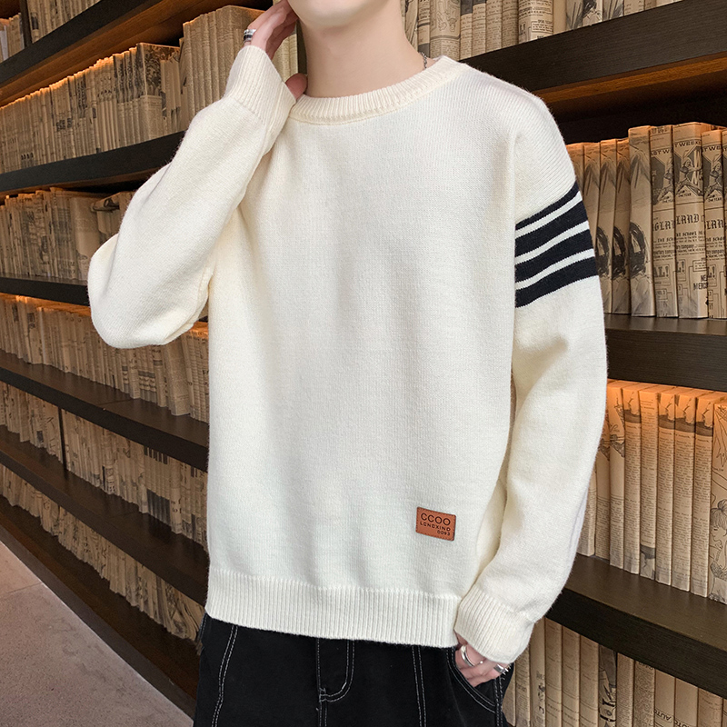 2023秋冬加厚男士毛衣新款潮流