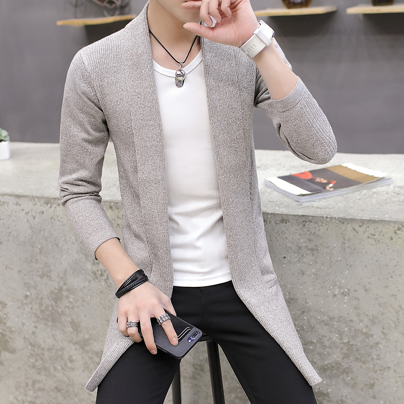 新款韩版帅气修身风衣