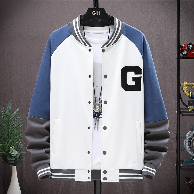 棒球领夹克男韩版休闲服2025春秋季运动外套飞行男装上衣服百搭潮