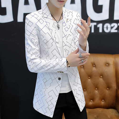 男士西装风衣春季修身