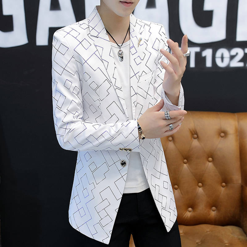 Men's Suit 2022 new pattern Spring and autumn season Korean Edition Self cultivation handsome Windbreaker men's wear Mid length version student Trend coatin the Men's clothing, Windbreaker  category - from Buy2taobao.com to provide professional Taobao agent buy service