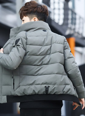 男士外套2022新款秋冬季棉服韩版潮流棉衣加厚帅气初冬男装棉袄