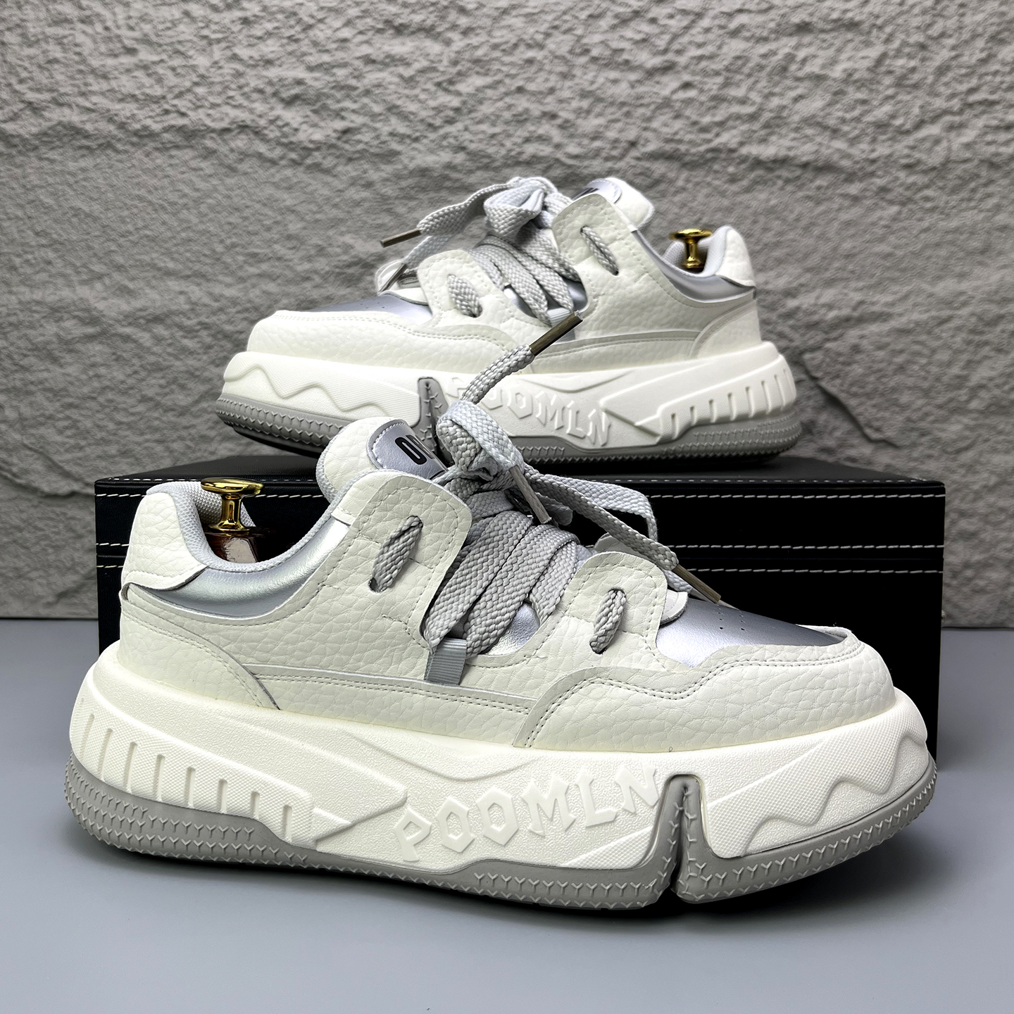 厚底韩版小白鞋秋季新款男鞋