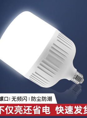 圣品顿LED灯泡E27螺口螺纹室外户外照明防雨防水防尘防虫超亮白光