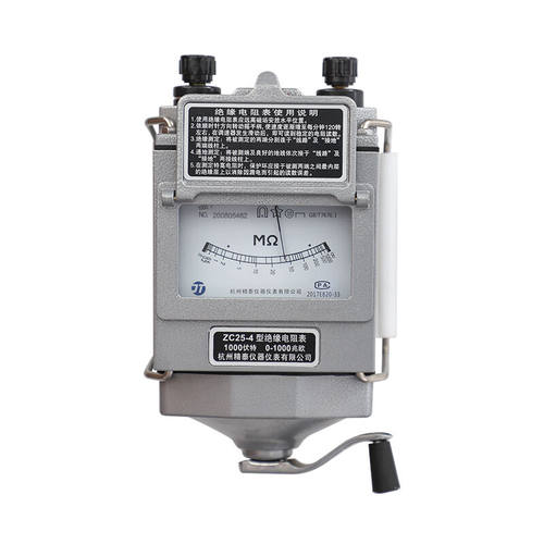 定制适用精泰绝缘电阻测试仪ZC25-3-4-7电工摇表500V兆欧表ZC11D-