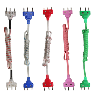 花剑手线 佩剑花剑通用导电线 重剑手线头夹线 击剑器材 夹线配线