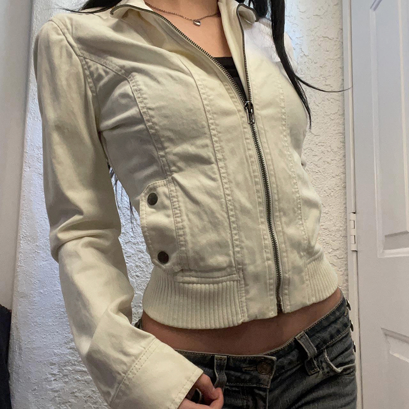 街头分割口袋拉链工业风夹克外套