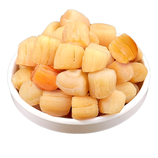 干贝瑶柱特级扇贝丁500g大扇贝柱元贝干商用海鲜干货煮粥淡晒淡干