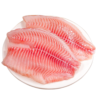 冷冻鲷鱼片刺身寿司健身低脂半成品罗非鱼片500g