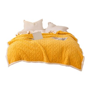 羊羔绒塔芙绒毛毯加厚冬季 小毯子午睡毯单人珊瑚双面绒盖毯沙发毯