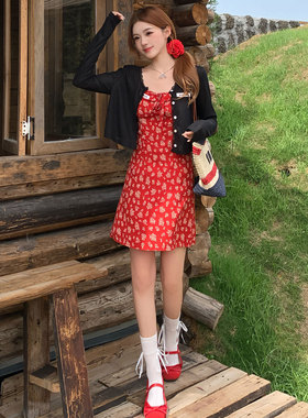 ICYNUDE官方店蕾丝拼接开衫薄款时尚针织外搭气质上衣女夏季新款