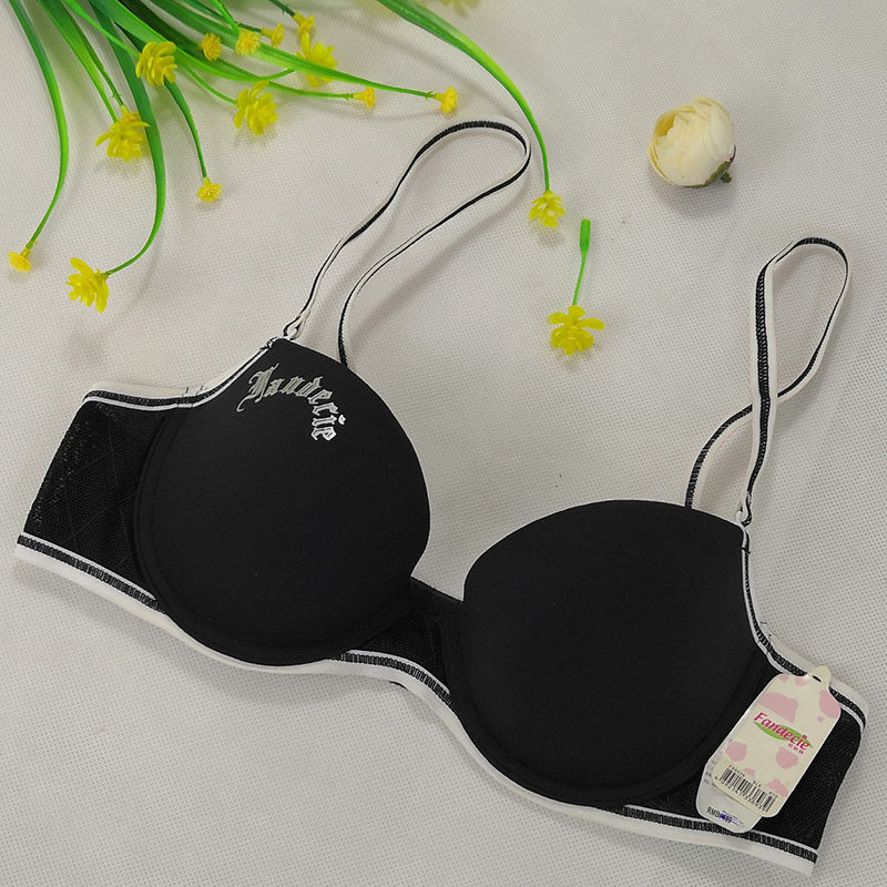 [99元3件]芬狄诗中厚杯文胸 上薄下厚可取肩带内衣fb8936