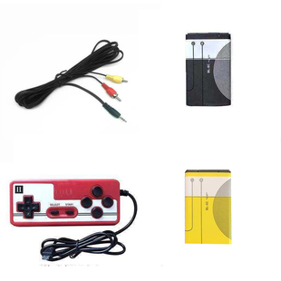 SUP掌上游戏机双人手柄对打安卓梯形插口电池AV线3米5米充电线
