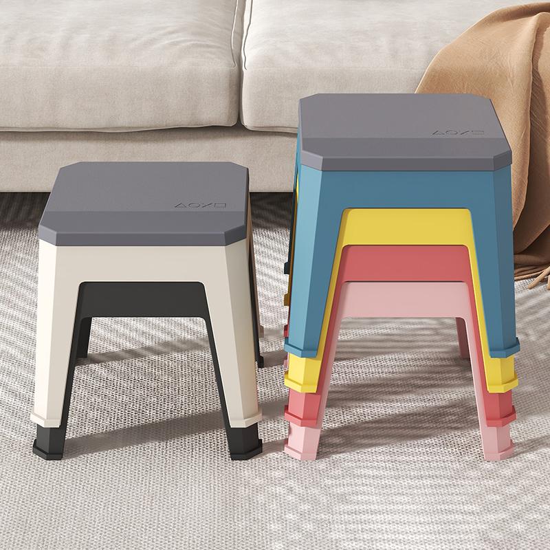 北欧加厚塑料小矮凳防滑换鞋