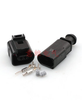 适用于大众进气温度/室外温度传感器插头DJ7022A-1.5-11/21公母2P