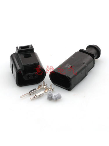 适用于大众进气温度/室外温度传感器插头DJ7022A-1.5-11/21公母2P