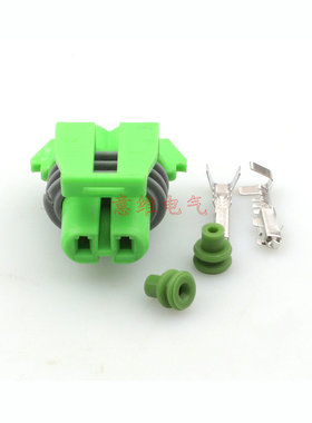 HD028D-1.5-211 适用于车用接插件 2孔线束插头 12052642  含端子