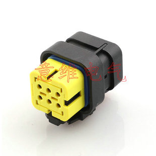 DJ73063-1.6-21 汽车防水线束连接器插头 6P车用插件 776433-3