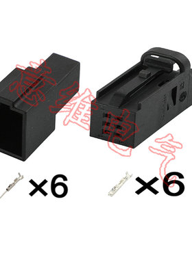 DJ7061YA-0.6-11/21适用大众奥迪胎压报警插头 接插件1-1534121-1