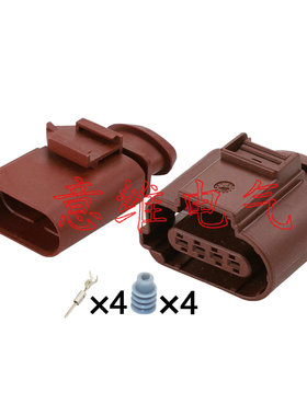 DJ7042YA-1.5-11/21适用大众奥迪压力雷达插头含端堵 1K0973804A