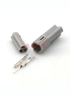 DJ7032-1-11GY/21 白灰线束连接器车用白色胶壳带端子N3810-9903