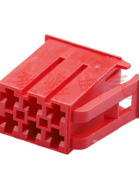 DJ70610B-2.8-21R 适用于汽车线束插头 车用插件 红色胶壳 含端子