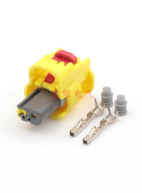 DJ7024YF-1.2-21 防水2P 汽车连接器 车用插件 线束插头 含端堵2