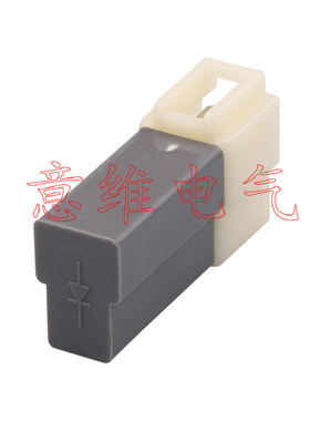 119643-66900适用于汽车接插件线束插头内置二极管电流1.5A 2P2孔
