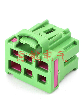 DJ7067C-3.5-6.3-21 适用于大众奥迪线束插头 6芯接插件6P 胶壳