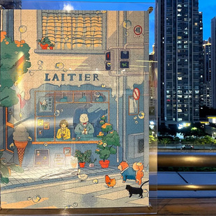 透明拼图相框迪马300片500块650框架1000拼图裱框定制挂墙亚克力