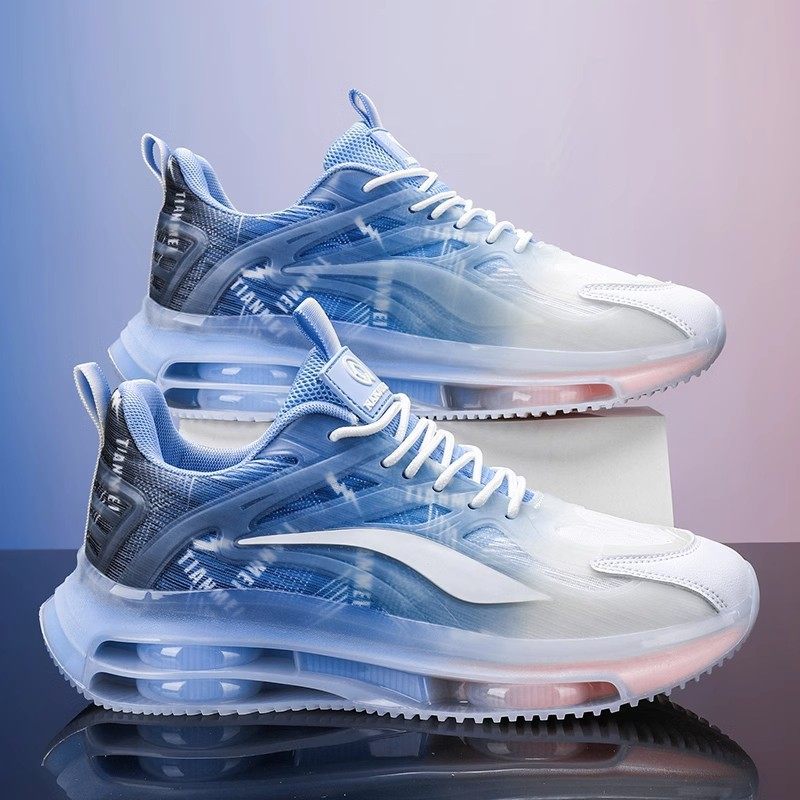 2024春秋网面透气运动鞋气垫跑步春秋青少年老爹潮鞋