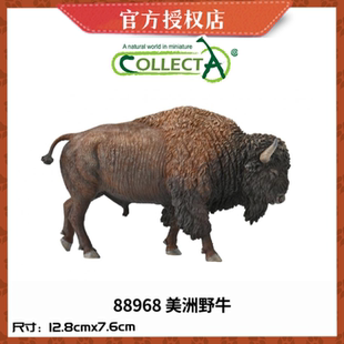 英国CollectA我你他野生动物模型88968美洲野牛非洲河水牛麝牛