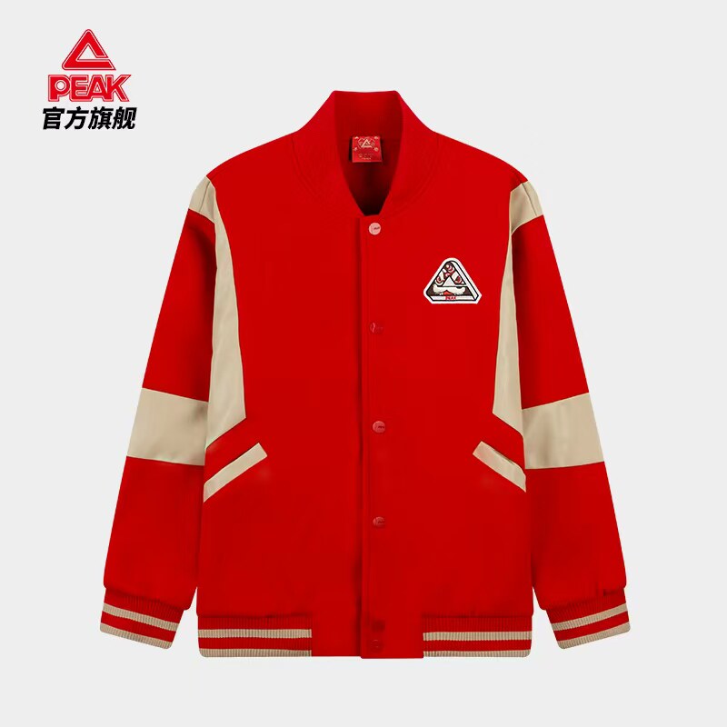 匹克针织棒球夹克男子春秋时尚潮流休闲户外运动服外套F6241037