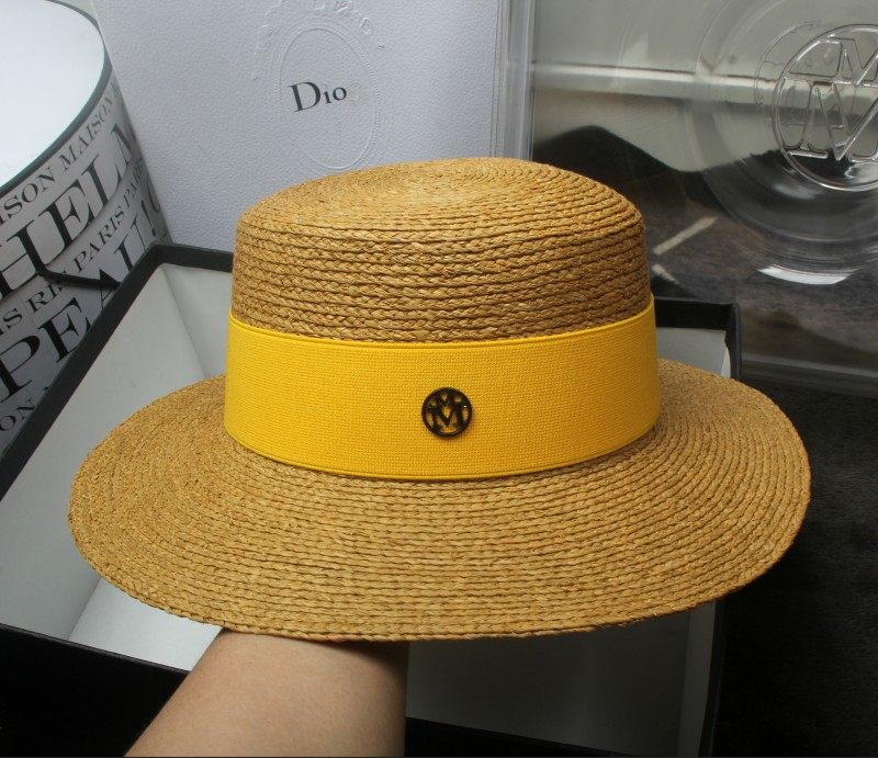 0草帽子糖果色欧美编织拉菲抖音